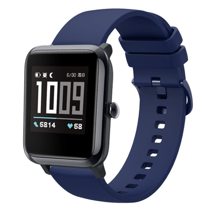 20mm Solid Color Soft Silicone Watch Band, For Amazfit GTS, For Amazfit BIP