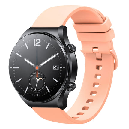22mm Solid Color Soft Silicone Watch Band, For Xiaomi Watch S1, For Xiaomi Watch Color 2