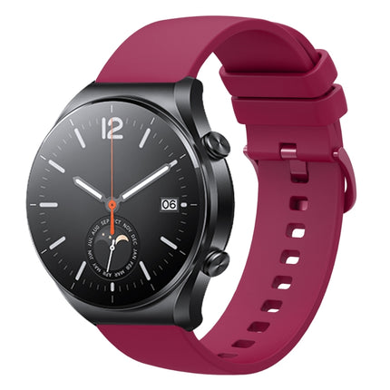 22mm Solid Color Soft Silicone Watch Band, For Xiaomi Watch S1, For Xiaomi Watch Color 2