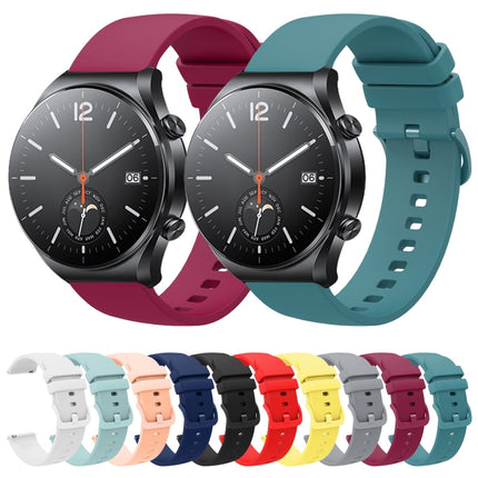 22mm Solid Color Soft Silicone Watch Band, For Xiaomi Watch S1, For Xiaomi Watch Color 2