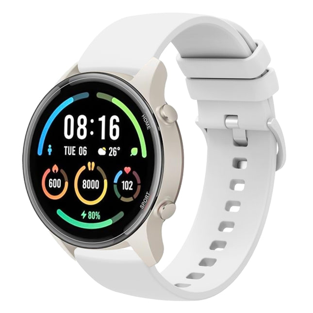 22mm Solid Color Soft Silicone Watch Band, For Xiaomi Watch Sport, For Xiaomi Watch Color