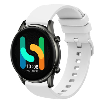 22mm Solid Color Soft Silicone Watch Band, For  Xiaomi Haylou RT2 LS10, For Xiaomi Haylou RS4 LS12