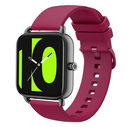 22mm Solid Color Soft Silicone Watch Band, For  Xiaomi Haylou RT2 LS10, For Xiaomi Haylou RS4 LS12