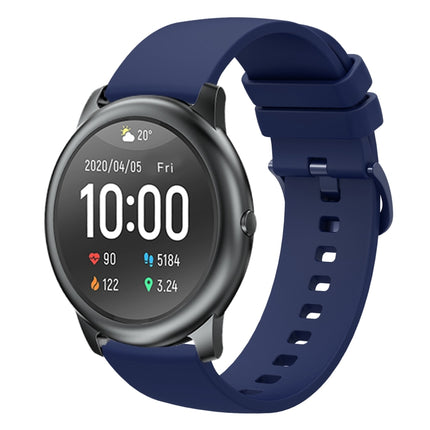 22mm Solid Color Soft Silicone Watch Band, For Xiaomi Haylou GST LS09B, For Xiaomi Haylou RT LS05S