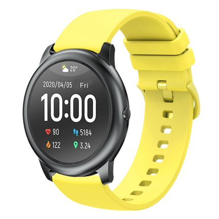 22mm Solid Color Soft Silicone Watch Band, For Xiaomi Haylou GST LS09B, For Xiaomi Haylou RT LS05S