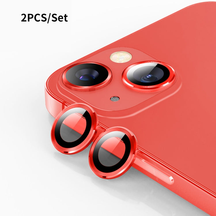ENKAY 9H Rear Lens Aluminium Alloy Tempered Glass Film For iPhone 14 / 14 Max, For iPhone 14 / 14 Plus