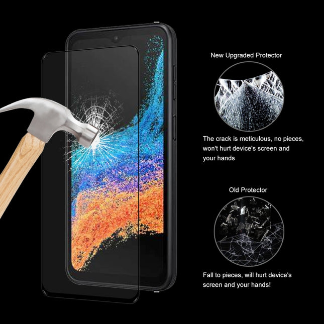 For Samsung Galaxy Xcover6 Pro ENKAY Full Glue 0.26mm 9H 2.5D Tempered Glass Full Film, 1 PCS, 2 PCS, 5 PCS, 10 PCS