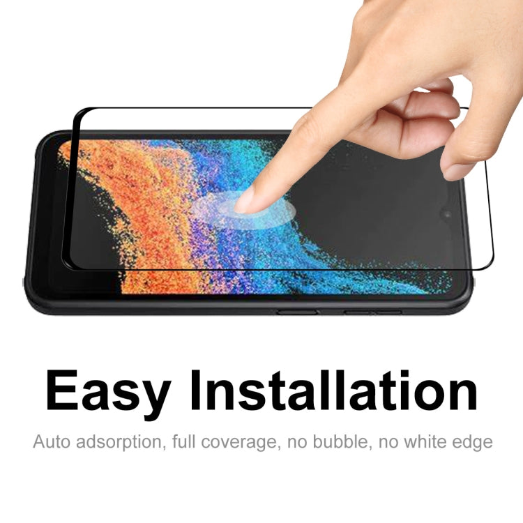 For Samsung Galaxy Xcover6 Pro ENKAY Full Glue 0.26mm 9H 2.5D Tempered Glass Full Film, 1 PCS, 2 PCS, 5 PCS, 10 PCS