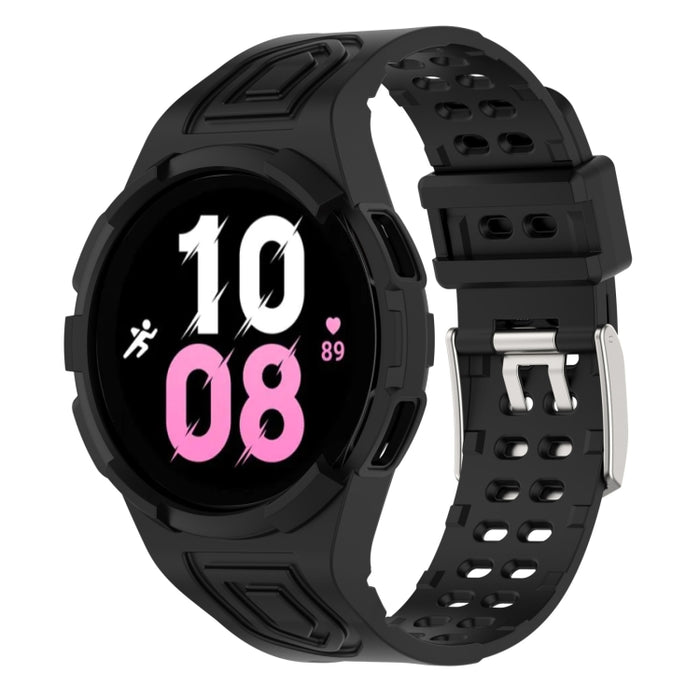 Armor Integrated TPU Double-Pin Buckle Smart Watch Band, For Samsung Galaxy Watch5 44mm