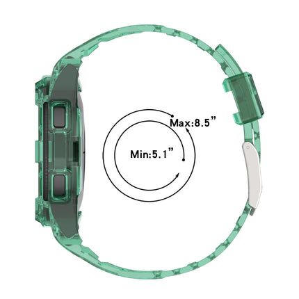 Armor Integrated TPU Double-Pin Buckle Smart Watch Band, For Samsung Galaxy Watch4 44mm