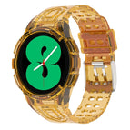 For Samsung Galaxy Watch4 40mm / Transparent Orange