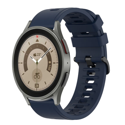 20mm Solid Color Soft Silicone Watch Band, For Samsung Galaxy Watch 5 Pro 45mm, For Samsung Galaxy Watch 4 44mm