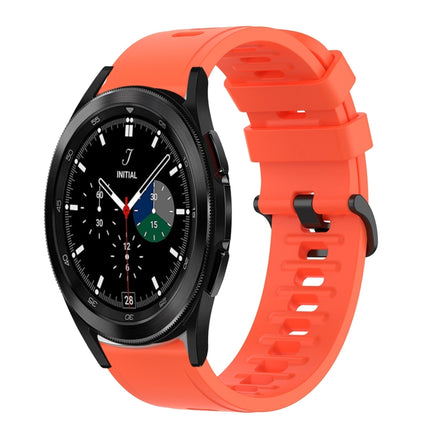 20mm Solid Color Soft Silicone Watch Band, For Samsung  Galaxy Watch 4 Classic 46mm, For Samsung Galaxy Watch Active 2 40mm