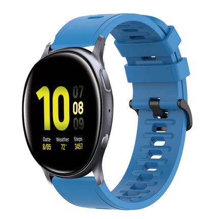 20mm Solid Color Soft Silicone Watch Band, For Samsung  Galaxy Watch 4 Classic 46mm, For Samsung Galaxy Watch Active 2 40mm