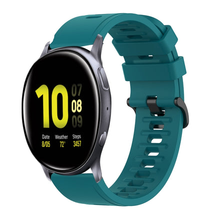 20mm Solid Color Soft Silicone Watch Band, For Samsung Galaxy Watch Active 2 44mm, For Samsung Galaxy Watch 42mm