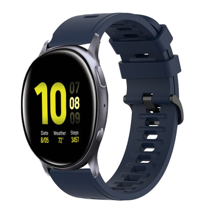 20mm Solid Color Soft Silicone Watch Band, For Samsung Galaxy Watch Active 2 44mm, For Samsung Galaxy Watch 42mm