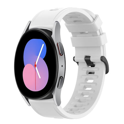20mm Solid Color Soft Silicone Watch Band, For Samsung Galaxy Watch Active 2 44mm, For Samsung Galaxy Watch 42mm
