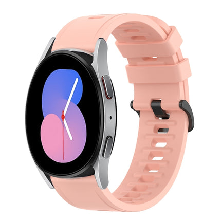 20mm Solid Color Soft Silicone Watch Band, For Samsung Galaxy Watch Active 2 44mm, For Samsung Galaxy Watch 42mm
