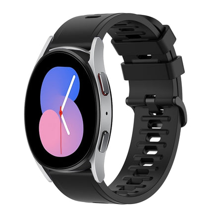 20mm Solid Color Soft Silicone Watch Band, For Samsung Galaxy Watch Active 2 44mm, For Samsung Galaxy Watch 42mm