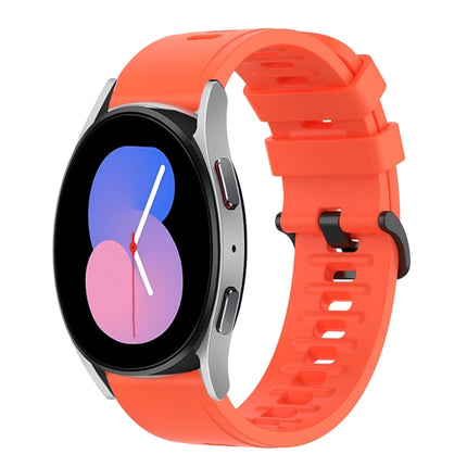 20mm Solid Color Soft Silicone Watch Band, For Samsung Galaxy Watch Active 2 44mm, For Samsung Galaxy Watch 42mm