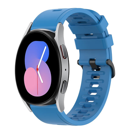 20mm Solid Color Soft Silicone Watch Band, For Samsung Galaxy Watch Active 2 44mm, For Samsung Galaxy Watch 42mm