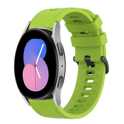 20mm Solid Color Soft Silicone Watch Band, For Samsung Galaxy Watch Active 2 44mm, For Samsung Galaxy Watch 42mm