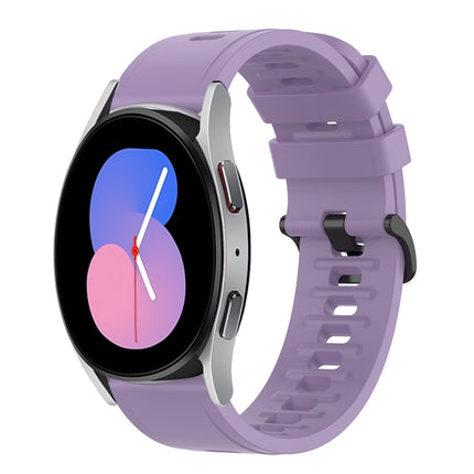 20mm Solid Color Soft Silicone Watch Band, For Samsung Galaxy Watch Active 2 44mm, For Samsung Galaxy Watch 42mm
