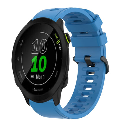 20mm Solid Color Soft Silicone Watch Band, For Garmin Forerunner 55, For Garmin Venu