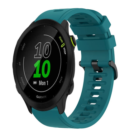 20mm Solid Color Soft Silicone Watch Band, For Garmin Forerunner 55, For Garmin Venu