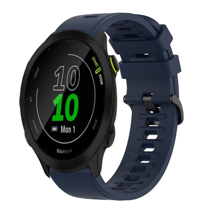 20mm Solid Color Soft Silicone Watch Band, For Garmin Forerunner 55, For Garmin Venu