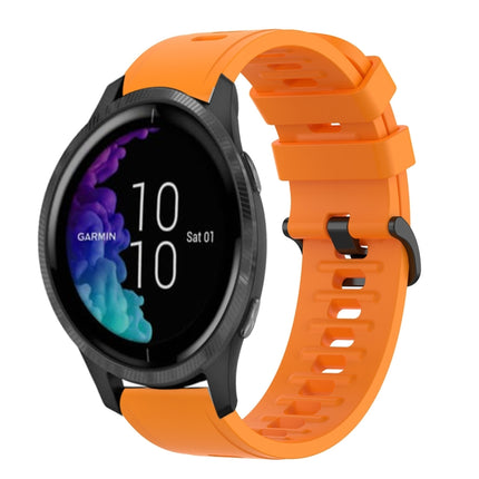 20mm Solid Color Soft Silicone Watch Band, For Garmin Forerunner 55, For Garmin Venu