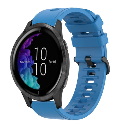 20mm Solid Color Soft Silicone Watch Band, For Garmin Forerunner 55, For Garmin Venu