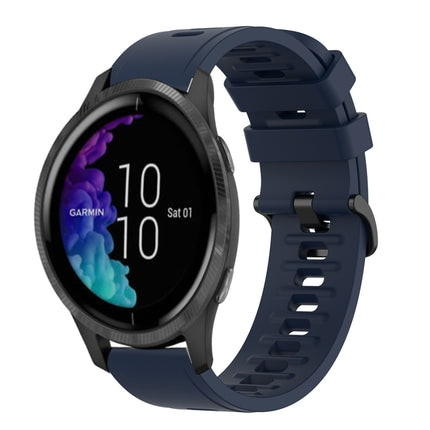 20mm Solid Color Soft Silicone Watch Band, For Garmin Forerunner 55, For Garmin Venu