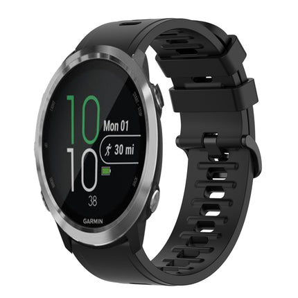 20mm Solid Color Soft Silicone Watch Band, For Garmin Garminmove Style, For Garmin Forerunner 645 Music