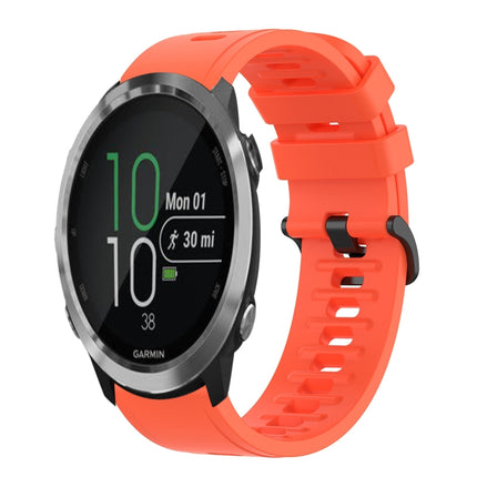 20mm Solid Color Soft Silicone Watch Band, For Garmin Garminmove Style, For Garmin Forerunner 645 Music