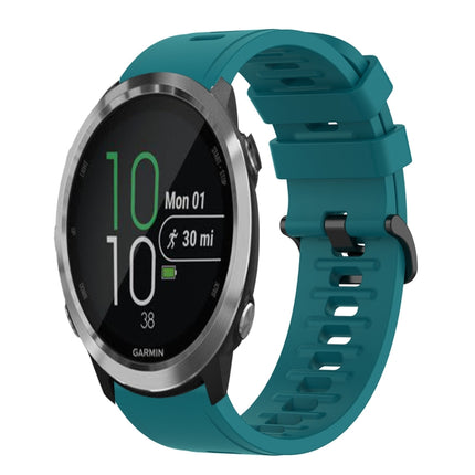 20mm Solid Color Soft Silicone Watch Band, For Garmin Garminmove Style, For Garmin Forerunner 645 Music