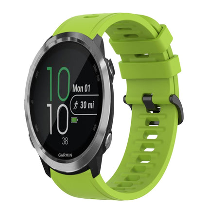 20mm Solid Color Soft Silicone Watch Band, For Garmin Garminmove Style, For Garmin Forerunner 645 Music