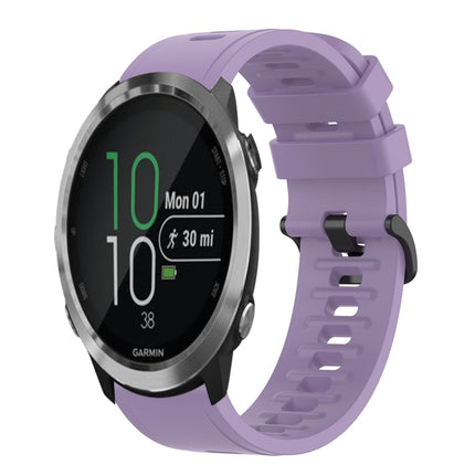 20mm Solid Color Soft Silicone Watch Band, For Garmin Garminmove Style, For Garmin Forerunner 645 Music