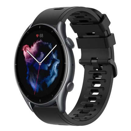 20mm Solid Color Soft Silicone Watch Band, For Amazfit GTS 3, For Amazfit GTS 2E