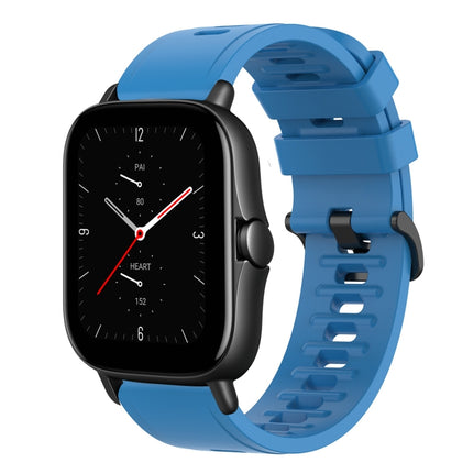 20mm Solid Color Soft Silicone Watch Band, For Amazfit GTS 3, For Amazfit GTS 2E