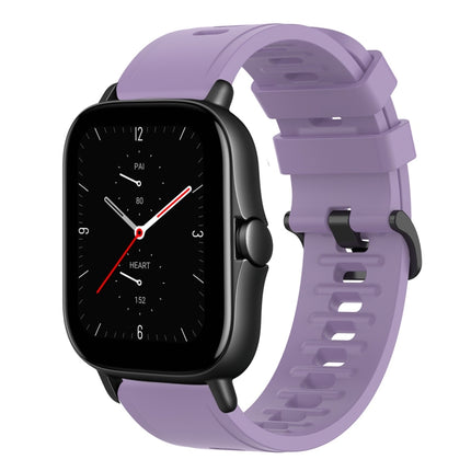 20mm Solid Color Soft Silicone Watch Band, For Amazfit GTS 3, For Amazfit GTS 2E