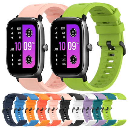 20mm Solid Color Soft Silicone Watch Band, For Amazfit GTS, For Amazfit GTR 42mm