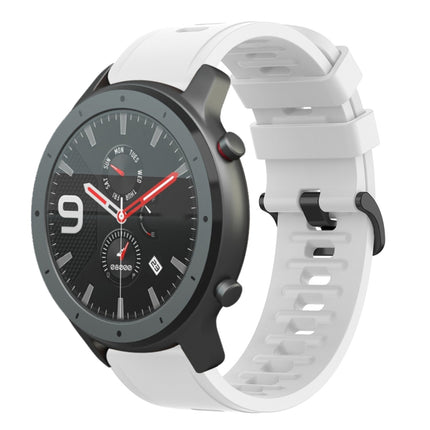 20mm Solid Color Soft Silicone Watch Band, For Amazfit GTS, For Amazfit GTR 42mm