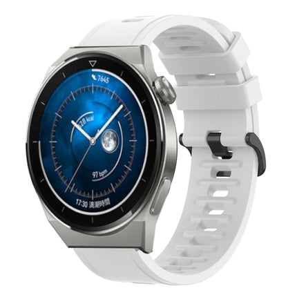 20mm Solid Color Soft Silicone Watch Band, For Huawei Watch GT3 Pro 43mm, For Huawei Watch GT3 42mm