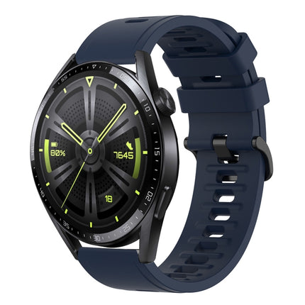 20mm Solid Color Soft Silicone Watch Band, For Huawei Watch GT3 Pro 43mm, For Huawei Watch GT3 42mm
