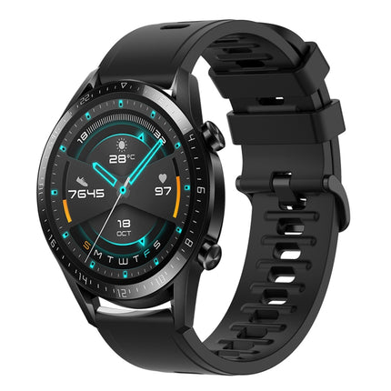 20mm Solid Color Soft Silicone Watch Band, For Huawei Watch GT2 42mm, For Huawei Watch 2