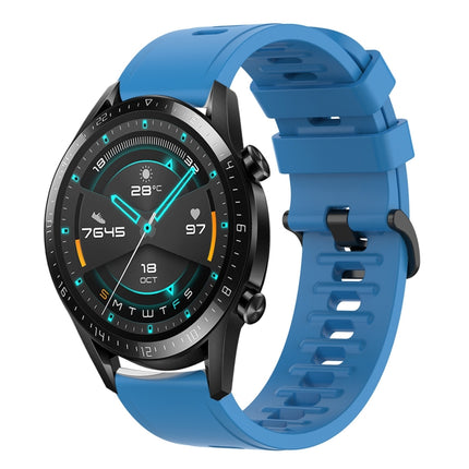 20mm Solid Color Soft Silicone Watch Band, For Huawei Watch GT2 42mm, For Huawei Watch 2