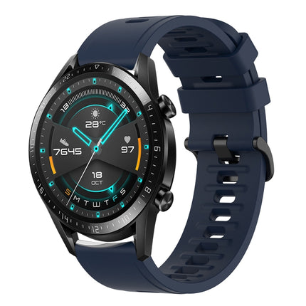 20mm Solid Color Soft Silicone Watch Band, For Huawei Watch GT2 42mm, For Huawei Watch 2