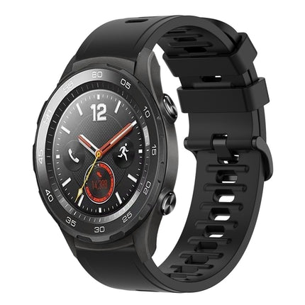 20mm Solid Color Soft Silicone Watch Band, For Huawei Watch GT2 42mm, For Huawei Watch 2