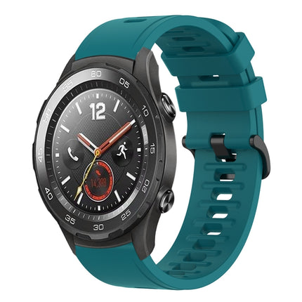 20mm Solid Color Soft Silicone Watch Band, For Huawei Watch GT2 42mm, For Huawei Watch 2